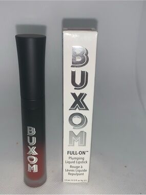 Buxom Full-On Matte Plumping Liquid Lipstick in Red Hot NIB .12 Fl Oz